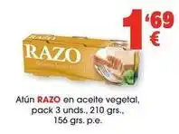 TOP Cash & Carry Razo - atún en aceite vegetal oferta