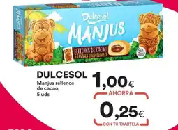 SUPER AMARA Dulcesol - manjus rellenos de cacao oferta