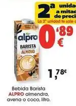 TOP Cash & Carry Alpro - bebida barista almendra, avena o coco oferta