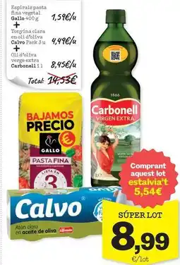 Sorli Calvo - atun claro en aceite de oliva oferta