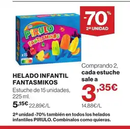Supercor Helado infantil fantasmikos oferta