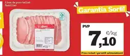 Sorli El corte inglés - pollo de porc talla familiar oferta