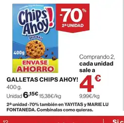 Supercor CHIPS AHOY! Galletas oferta