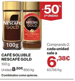 Supercor NESCAFÉ GOLD Café soluble oferta