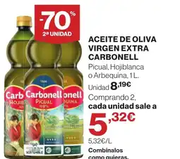 Supercor CARBONELL Aceite de oliva virgen extra oferta