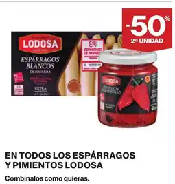 Supercor LODOSA En todos los espárragos y pimientos oferta