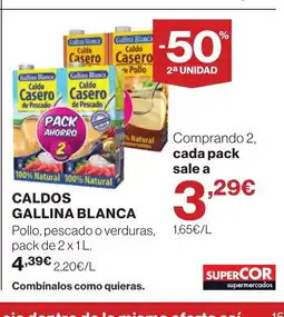 Supercor GALLINA BLANCA Caldos oferta