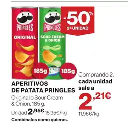 Supercor PRINGLES Aperitivos de patata oferta