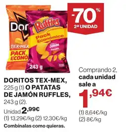 Supercor DORITOS Tex mex oferta
