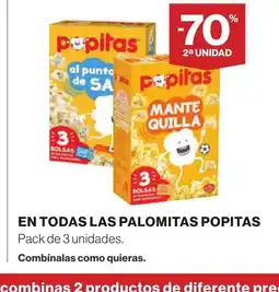 Supercor En todas las palomitas popitas oferta