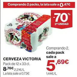 Supercor VICTORIA Cerveza oferta