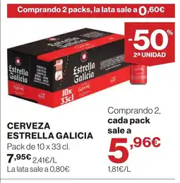 Supercor ESTRELLA GALICIA Cerveza oferta