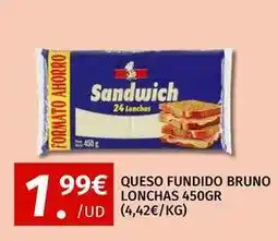Maskom Supermercados Bruño - queso fundido bruno lonchas oferta