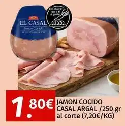 Maskom Supermercados Argal - jamon cocido oferta
