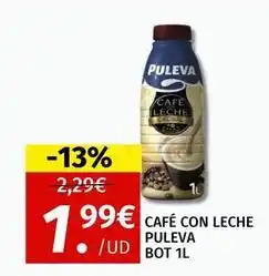 Maskom Supermercados Puleva - cafe con leche oferta