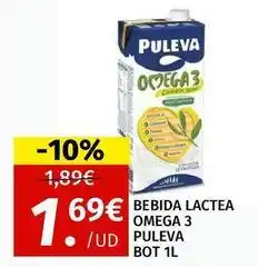 Maskom Supermercados Puleva - bebida lactea omega 3 oferta