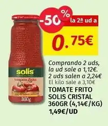 Maskom Supermercados Solís - tomate frito oferta