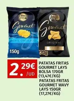 Maskom Supermercados Lay's - patatas fritas gourmet lays bolsa oferta