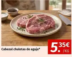 Maskom Supermercados Cabezal chuletas de aguja oferta