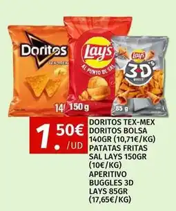 Maskom Supermercados Tex - doritos doritos bolsa patatas fritas sal oferta