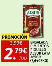 Maskom Supermercados Alsur - ensalada pimientos piquillo oferta