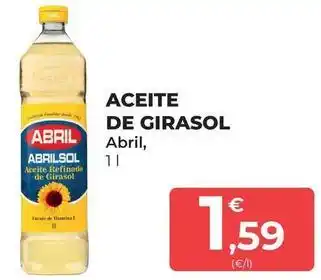 Abril - aceite de girasol