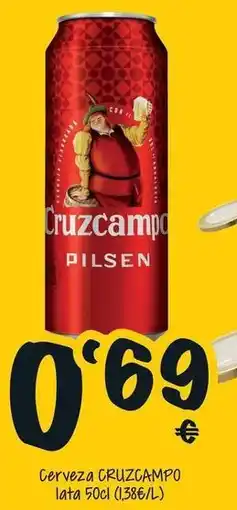 Cash Fresh Cruzcampo - cerveza oferta