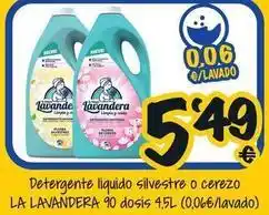 Cash Fresh Lavandera - detergente liquido silvestre o cerezo oferta