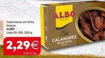 Albo - calamares en tinta trozos