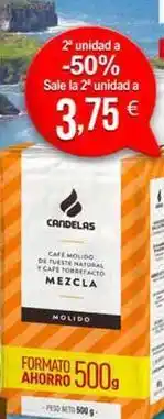 Candelas - café molido natural o mezcla