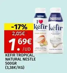 Maskom Supermercados Nestlé - kefir tropical, natural oferta