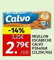 Maskom Supermercados Calvo - mejillon escabeche oferta