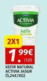 Maskom Supermercados Danone - kefir natural activia oferta
