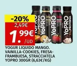 Maskom Supermercados Yopro - yogur liquido mango oferta