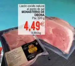 SPAR Monasterio de tentudia - lacon cocido natural al punto de sal oferta