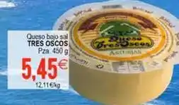 SPAR Tres oscos - queso bajo sal oferta