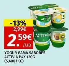 Maskom Supermercados Activa - yogur gama sabores activia p4x oferta