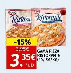 Maskom Supermercados Dr oetker - gama pizza ristorante oferta