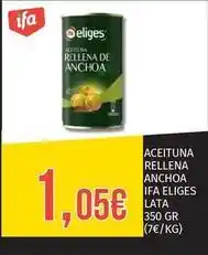 Maskom Supermercados Ifa eliges - aceituna rellena anchoa oferta