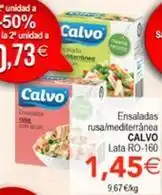 SPAR Calvo - ensaladas rusa/mediterranea oferta