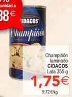 SPAR Cidacos - champiñón laminado oferta