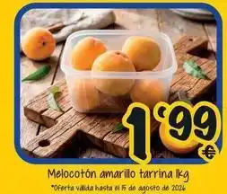 Cash Fresh Melocoton amarillo tarrina oferta