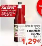 SPAR Ladrón de manzanas - tinto de verano limon oferta