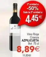 SPAR Azpilicueta - vino rioja crianza oferta