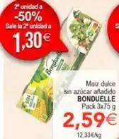 SPAR Bonduelle - maiz dulce sin azucar añadido oferta