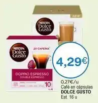 SPAR Dolce gusto - café en cápsulas oferta