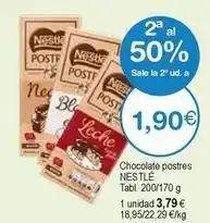 SPAR Nestlé - chocolate postres oferta