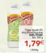 SPAR Sveltesse - yogur liquido 0% lima-limon/fresa-kiwn oferta