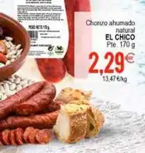 SPAR El chico - chorizo ahumado natural oferta