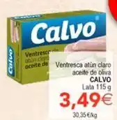 SPAR Calvo - ventresca atún claro aceite de oliva oferta